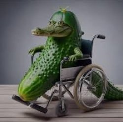 crocodile wheelchair Meme Template