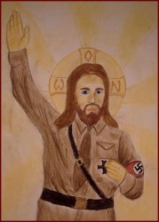 nazi jesus Meme Template