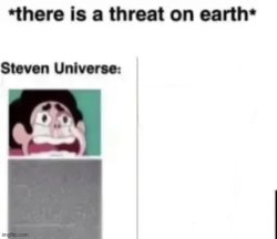 *There is a threat on earth* Meme Template