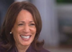 kamala false laugh Meme Template