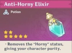 Anti-horny potion Meme Template