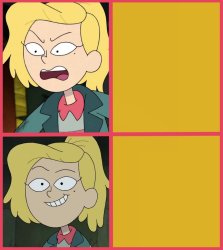 Sasha Waybright dislike/like meme template Meme Template