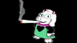 ralsei cigarette Meme Template