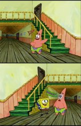 Spongebob tangga pelajaran (stairs of learning) Meme Template