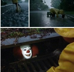 clown boat IT Meme Template