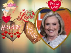 Hillary Heart Throb Meme Template