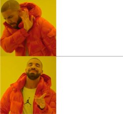 Drake Separated by Line Meme Template