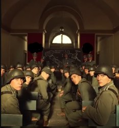 German soldiers, staring at you Meme Template