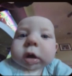 Funny baby in camera Meme Template