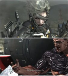 Why wont you die (Raiden) Meme Template