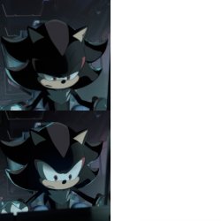 Shadow gets feels Meme Template