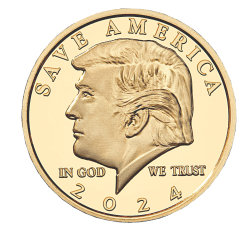 TRUMP GOLD SAVES AMERICA Meme Template