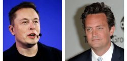 Poster boys for Ketamine - Elon Musk, Matthew Perry Meme Template