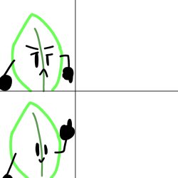 Leafy Hates and Likes Meme Template