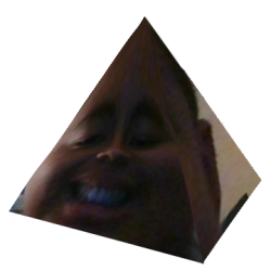 EthanTheAmazingAmyFan IRL Pyramid Meme Template