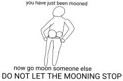 You have just been mooned Meme Template