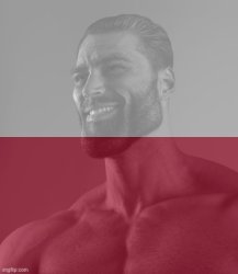 Gigachad poland Meme Template