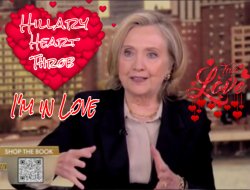 Hillary Heart Throb Meme Template