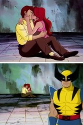 Sad Wolverine Meme Template