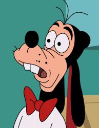 Goofy shocked face Meme Template