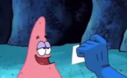 Patrick "Makes sense to me" Meme Template