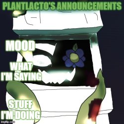 plantlacto announcement template Meme Template