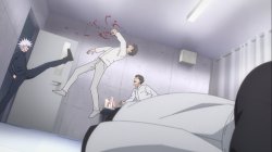 Gojo Satoru kicks guy in the face Meme Template