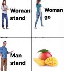 woman/man go Meme Template