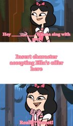 Who accepts Ella's offer? Meme Template