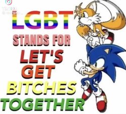 LGBT stands for Let’s Get Bitches Together Meme Template