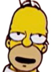 Homer Simpson Face Front Meme Template