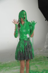 Green gunge slime Meme Template