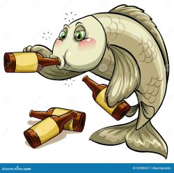 fish drunk Meme Template