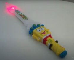 SpongeBob SquarePants Laser Sword Meme Template