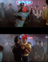 FEDS, FBI, NAZIS, FOR, 4, TRUMP, MAGA, BLUE OYSTER BAR, BLUEOYST Meme Template