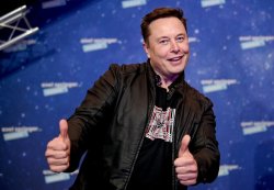 Elon thumbs up Meme Template