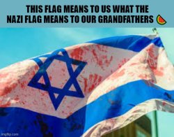 Zionists flag Meme Template