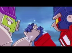 Angry Birds Transformers Team Up Meme Template