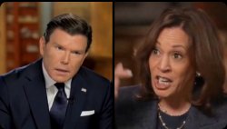 Bret Baier Kamala Harris Meme Template