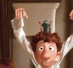 Ratatouille human puppet Meme Template