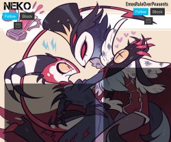 Neko and EmosRuleOverPeasents shared temp Meme Template