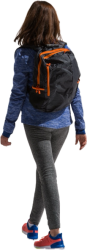 Girl faced backwards Meme Template