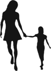 Mom holds daughters hand Meme Template