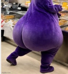 Purple Butt Meme Template