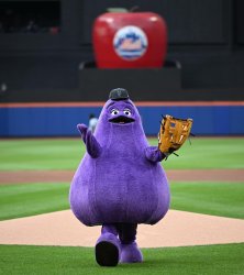 Grimace Mets Meme Template