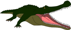 Female Sarcosuchus (Paleoverse + EOIverse) Meme Template