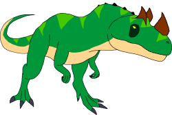 Male Ceratosaurus (Paleoverse + EOIverse) Meme Template