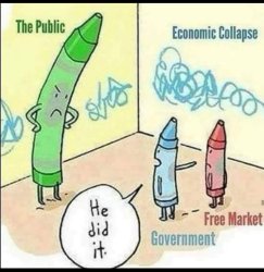 Public blames the free market Meme Template