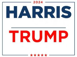 Harris Trump Sign Meme Template