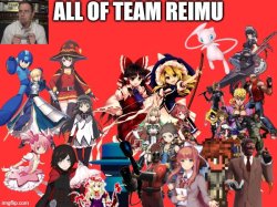All of Team Reimu V5 Meme Template